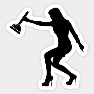 Cleaning Agent (Female) Sticker